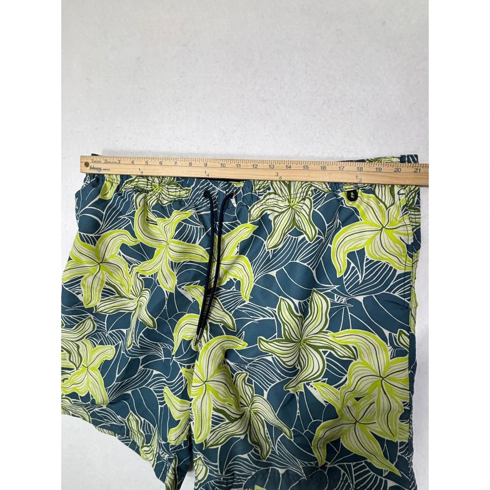 Lands' End Swim‎ Trunks Board Shorts XL 40 42 Tropical Beach